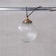 Suspension italienne en verre et laiton