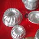 Set of 8 aluminum utensils for dinettes