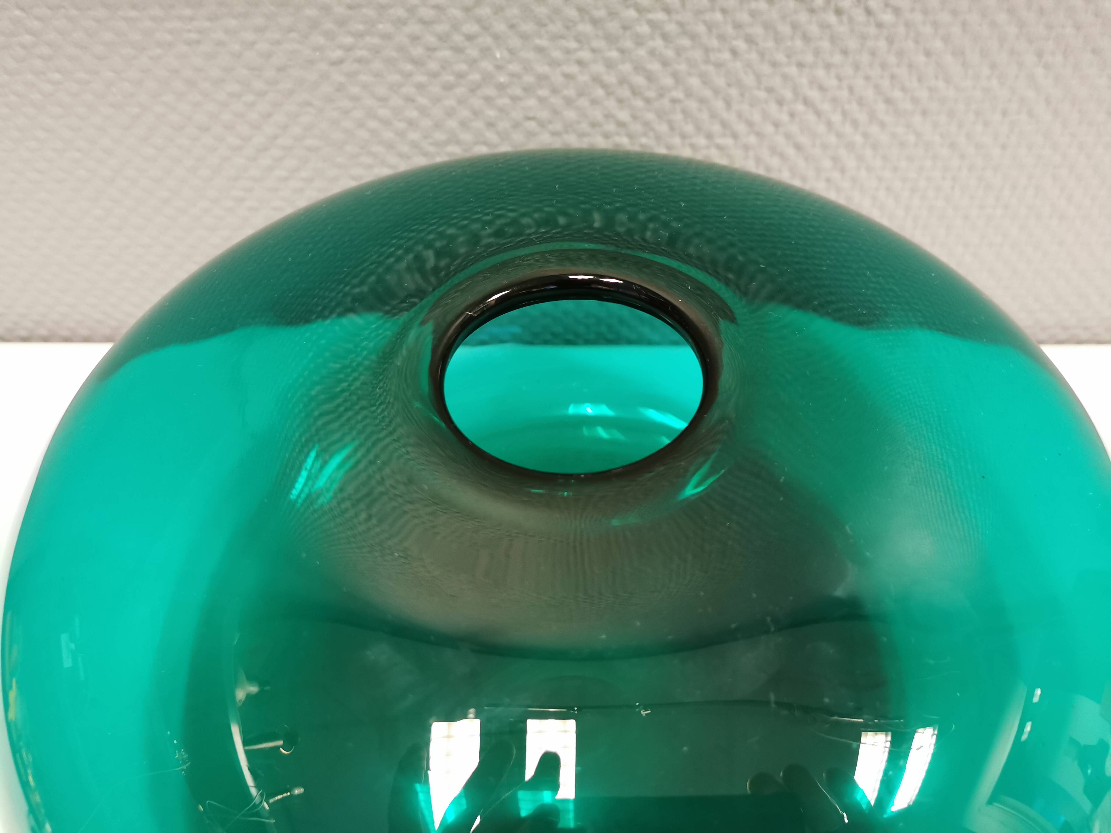 Vintage emerald green vase from Swedish Ikea 1990s.