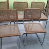Set of 5 B32 Marcel Breuer cesca chairs