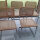 Série de 5 chaises cesca B32 Marcel Breuer
