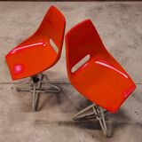 Pair of swivel chairs by Miroslav Navratil for Vertex
