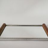 rectangular art deco mirror tray 1930 25 x 40 cm