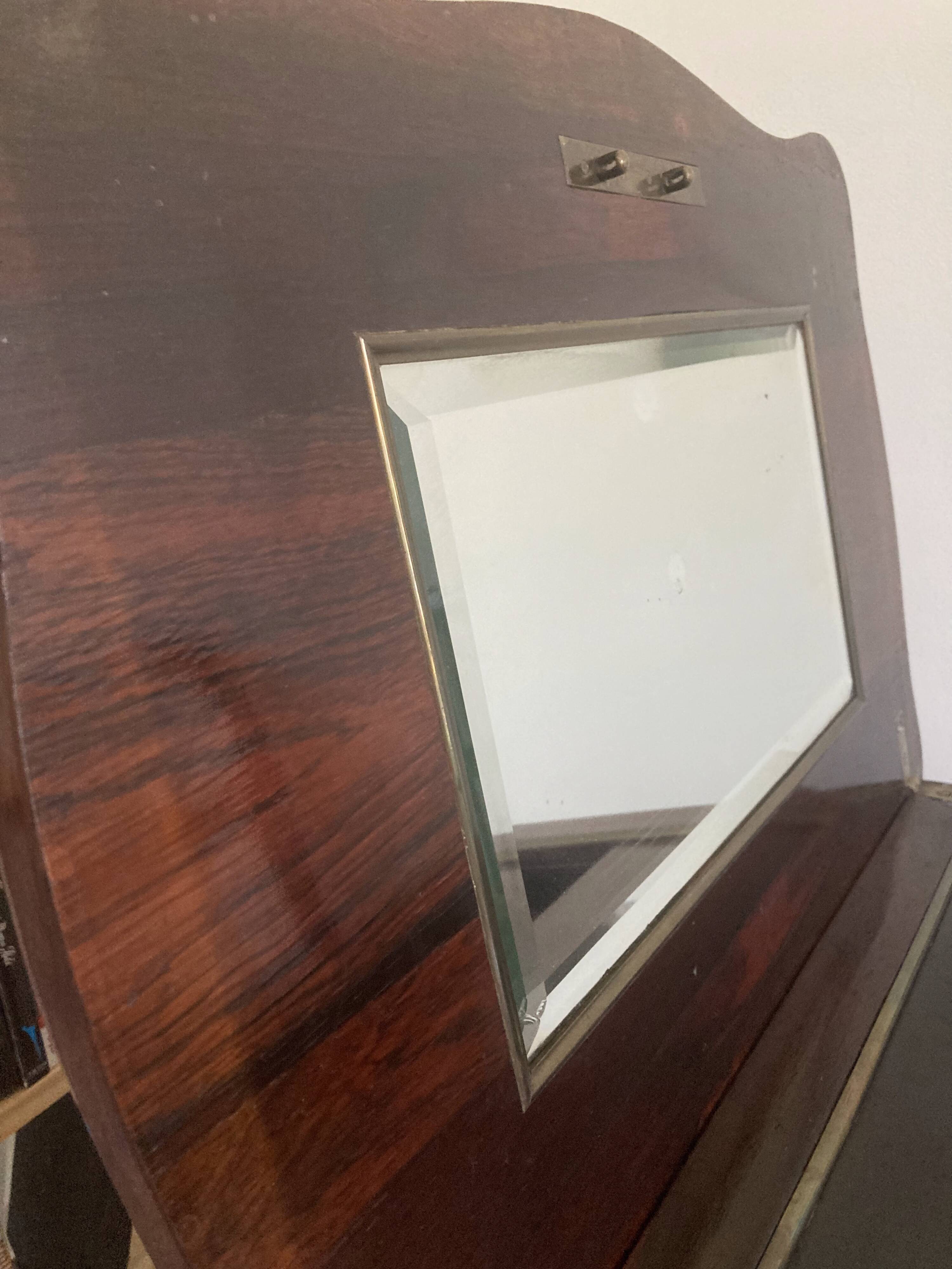 Coiffeuse avec miroir style Louis XV