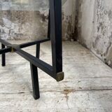 60s glass coffee table