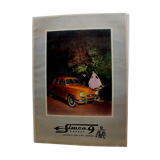 Affiche ancienne Simca 9 1951 1955