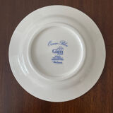 Set de 5 assiettes Gien pour le dessert