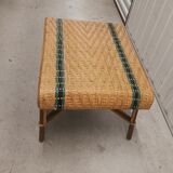 Bamboo and rattan long chair