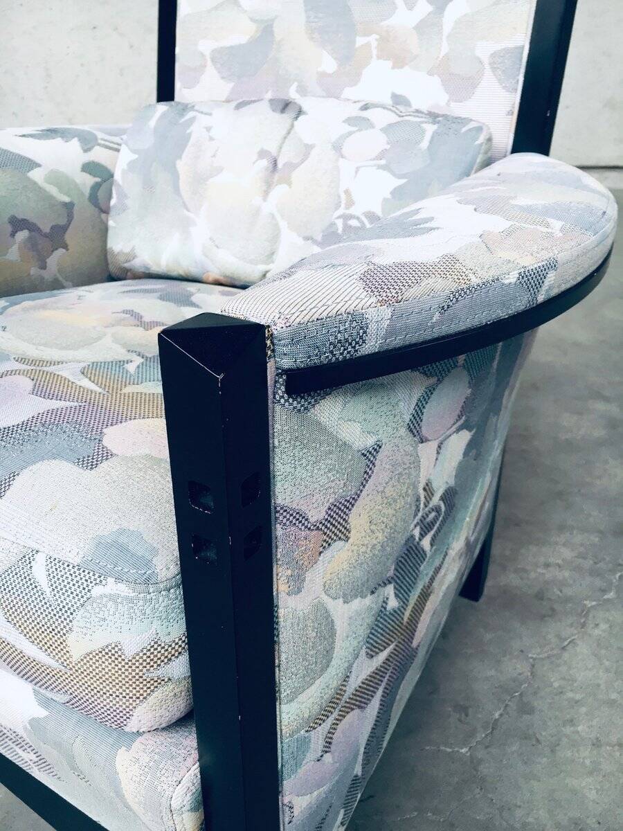 Set of Galaxy Peggy Low Armchairs by Umberto Asnago for Giorgetti, Italy, 1990s