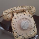 Vintage phone terrazzo effect 1963