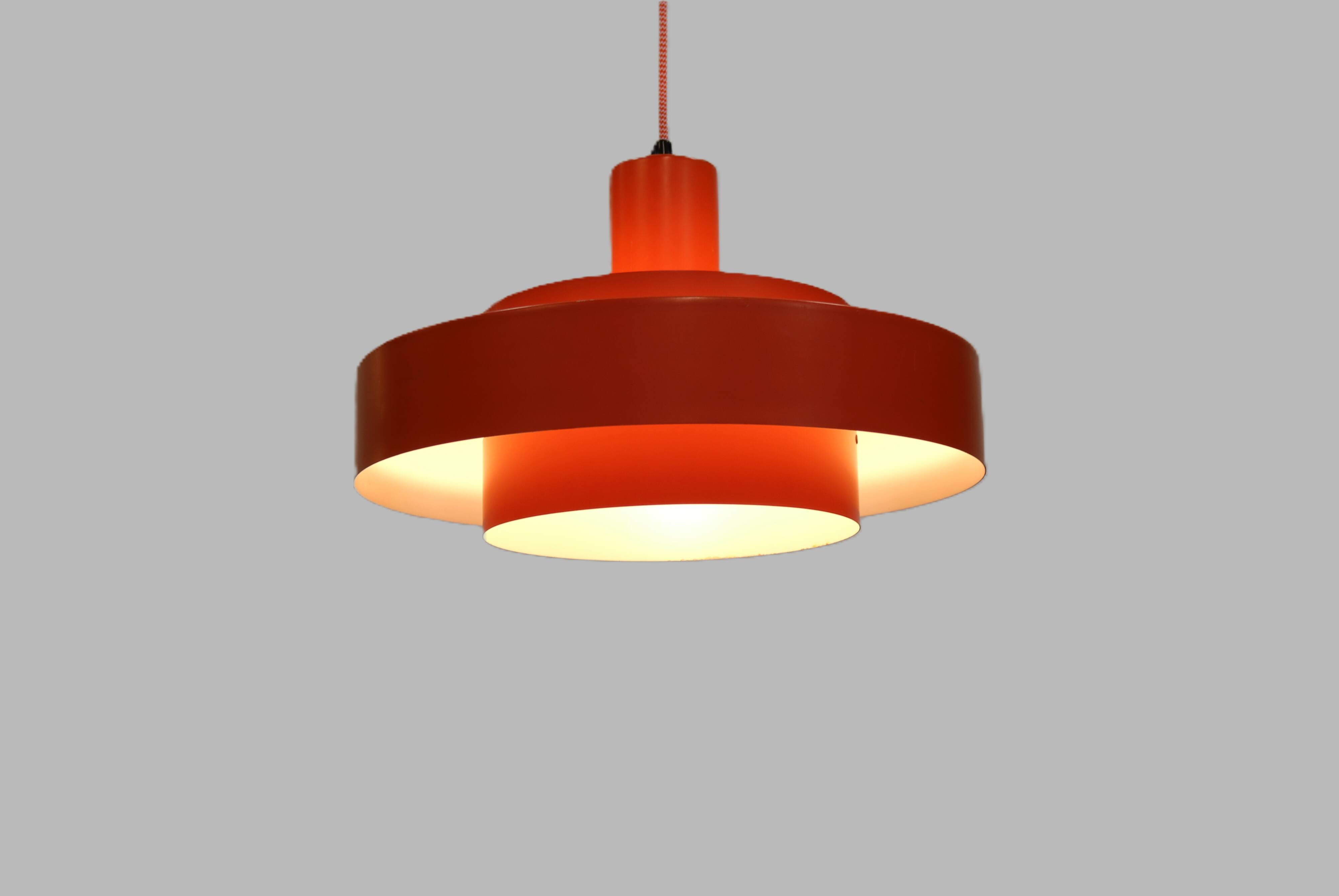 Mid-century modern hanging lamp by Jo Hammerborg - Fog & Morup - model Equ