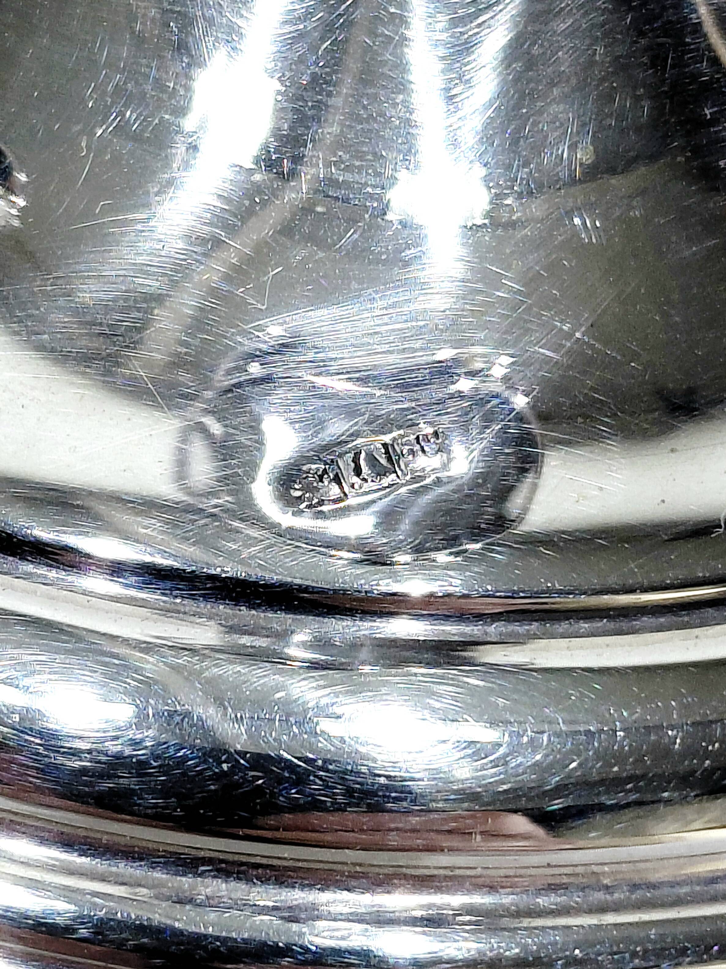 Pair of Silver Candle Holders Egypt