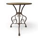 1900 wrought iron guéridon from Arras, St Sauveur