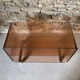 Table basse en Plexiglas fumé par Michel Dumas pour Roche Bobois, 1970