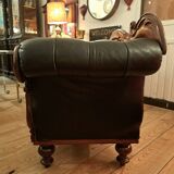 19th century Indo English Chesterfield sofa