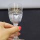 6 Antique Baccarat Crystal Engraved Wine/Port Glasses