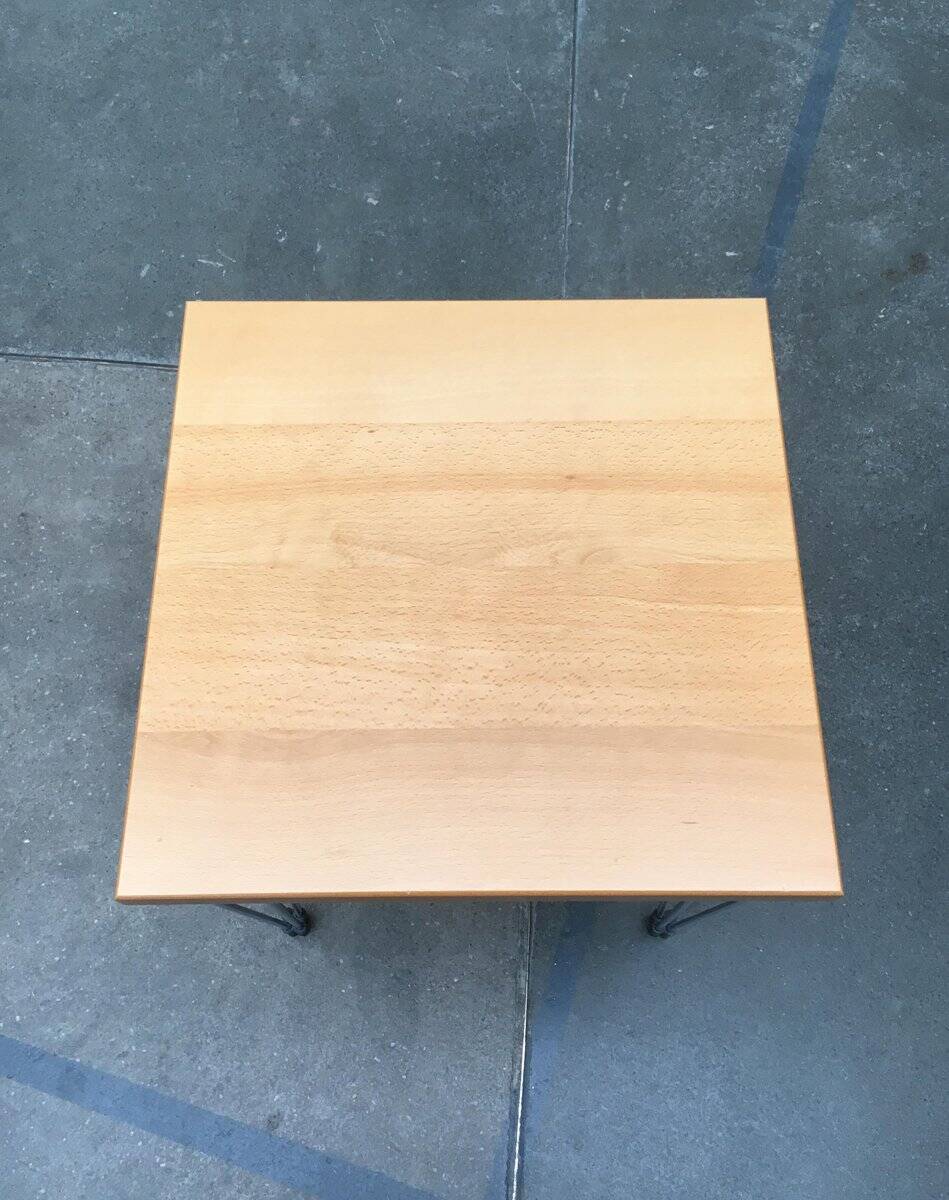 Vintage side table with hairpin legs from Denmark by Pin Age.