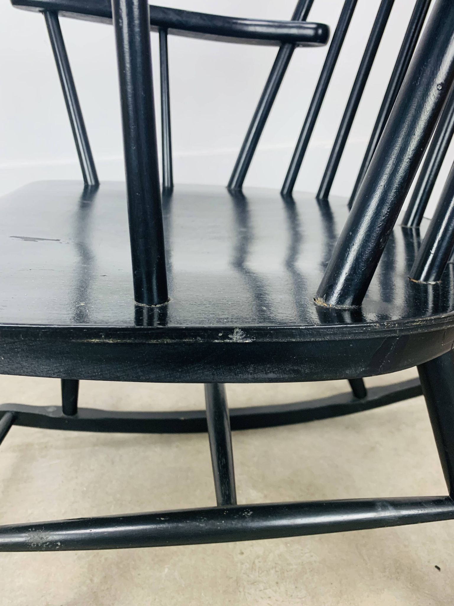 Rocking-chair scandinave style Tapiovaara, années 60