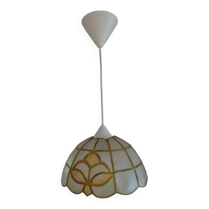 suspension vintage en - nacre laiton