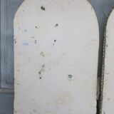 Pair of signed ceramic wall planters, pot cover