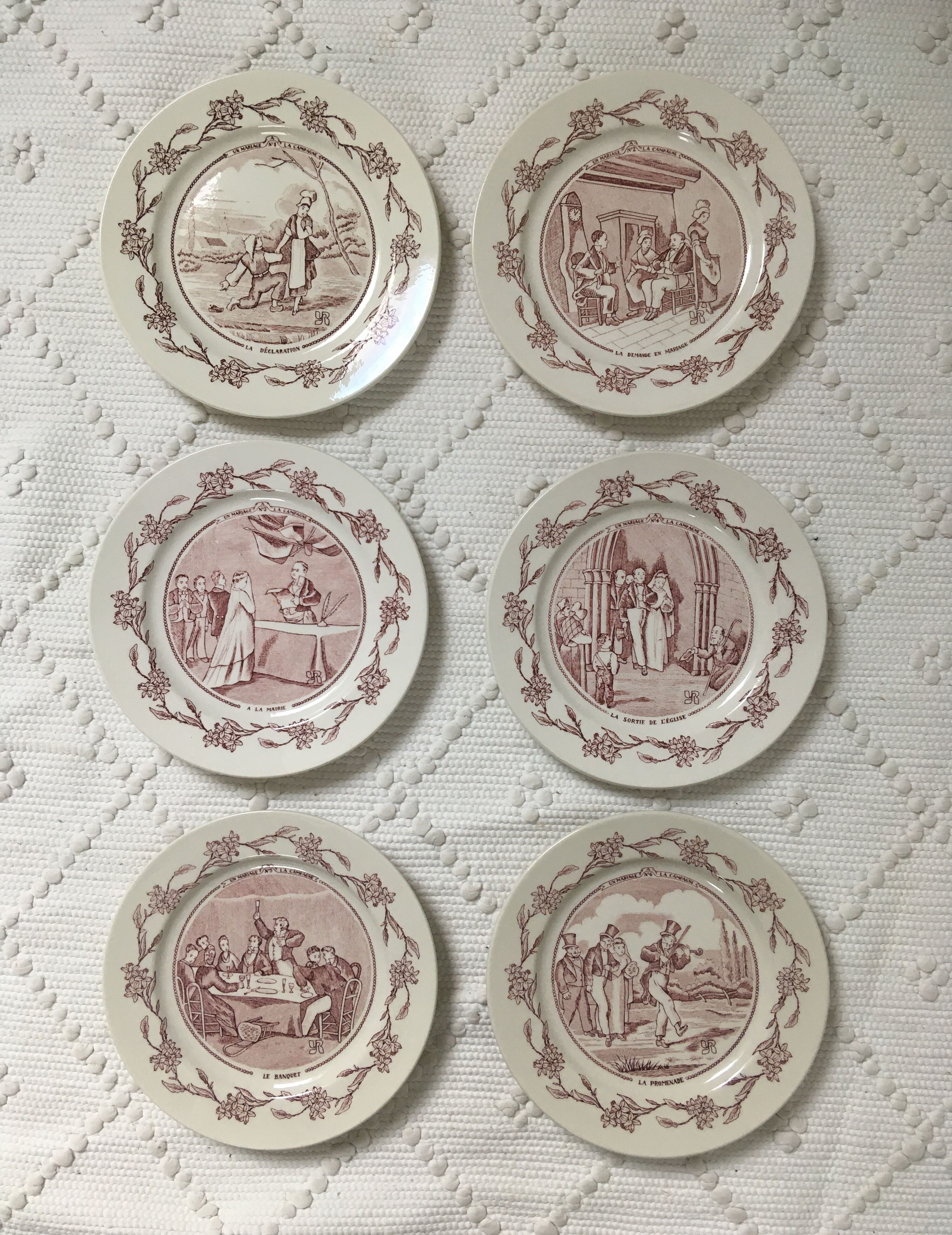 Talking plates "wedding"