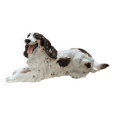 Sculpture of a Springer dog