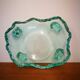 Fontana arte empty  pocket thick glass signed (italy, 1940 - 50)