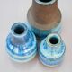 Mid-century modern art pottery vases by Michael Andersen, 1960s, set of 4