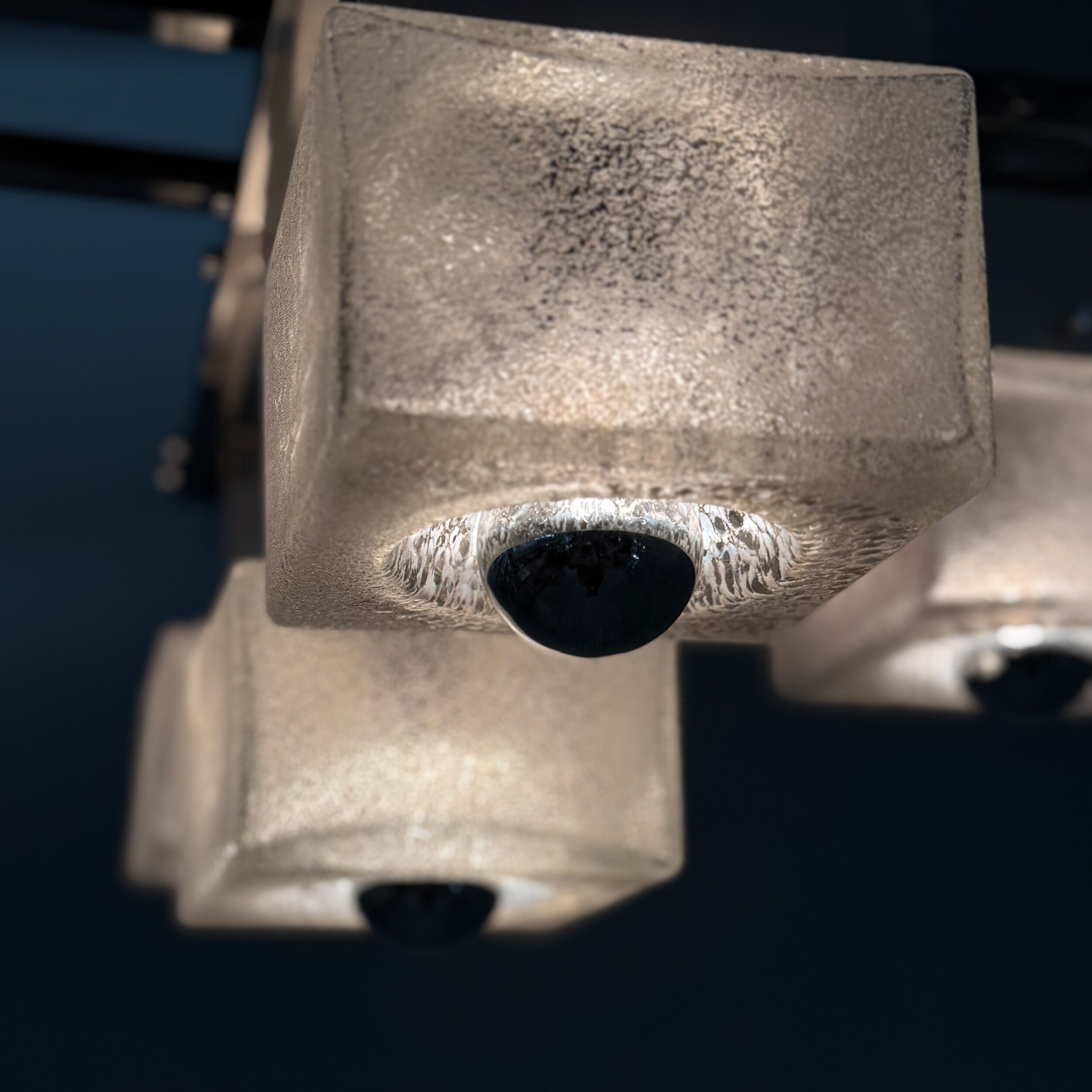 Italian cube pendant by Gaetano Sciolari, 1970s