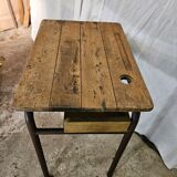 School desk 1950 one place adult size with locker