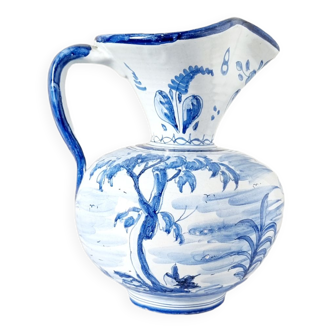 Old spanish ceramic jug talavera