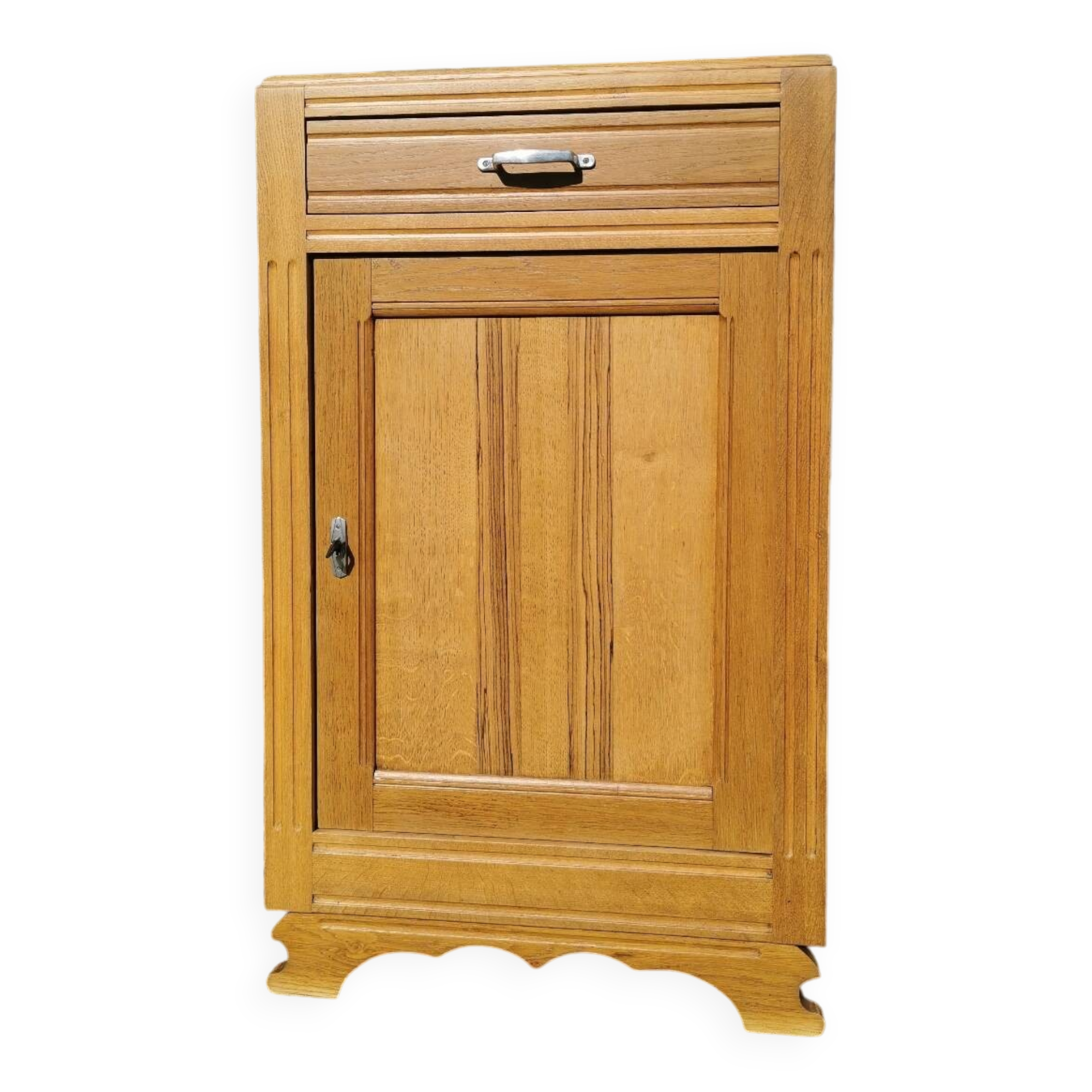 Vintage oak jam cabinet