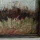 Marine Painting in Oil on Masonite, First Half of the 20th Century, Signed, Gilded Wooden Frame