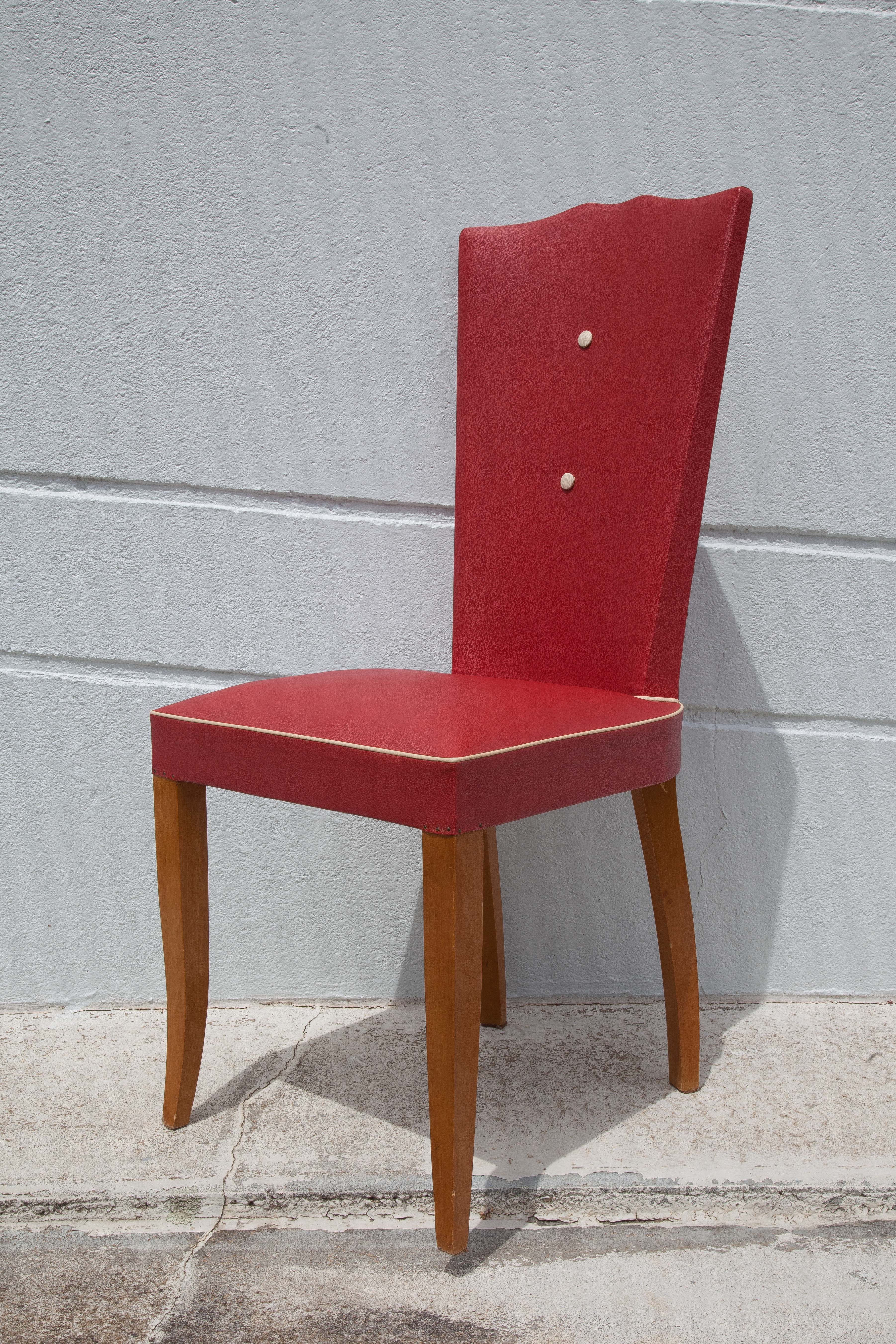 Paire de chaises vintage marque tab