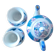 Miniature Chinese Porcelain Teapot and Cups Set - Dinette