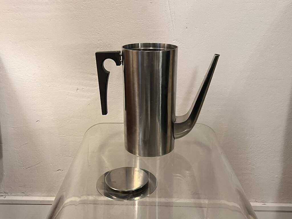 Arne Jacobsen Cylinda Jug Stelton 60s Vintage Stainless Steel