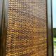 Vintage rattan wardrobe