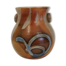 Vase de potier terre cuite design épuré
