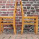 Lot de 6 chaises reconstruction Pierre Cruege