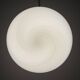 Vintage table lamp in white Murano glass, Italy, 1970s.