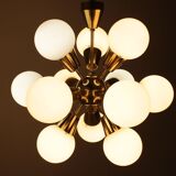 Chandelier Sputnik by Kamenický Šenov 1970 s