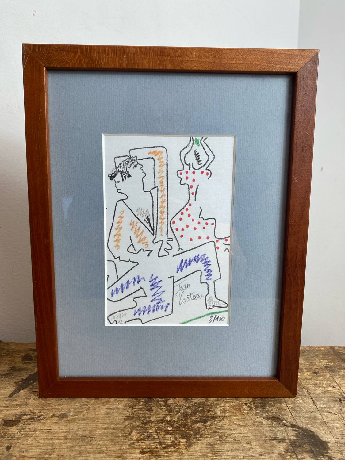 Lithographie "Danseurs de Flamenco", Jean Cocteau