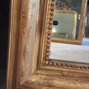 Louis Philippe mirror with pediment 148 x 95
