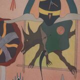 Jorge Camacho. Work "Clan of Coyotes." Year 1992.