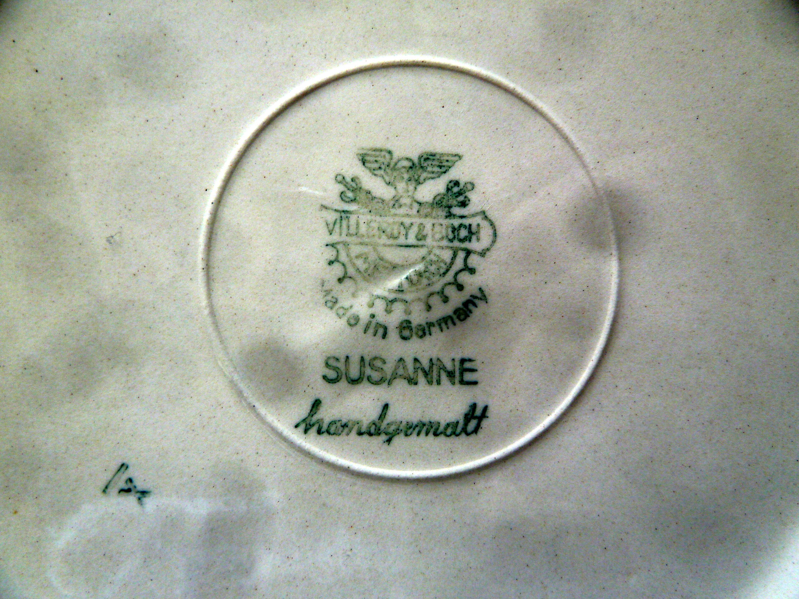 11 plates villeroy and boch vintage decor hand model SUSANNE