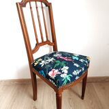 Chaise Louis XVI style Napoléon III art nouveau