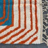 Handmade traditional pure wool rug size 100 x 200 cm