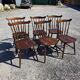 6 western beech chairs from the 1960s