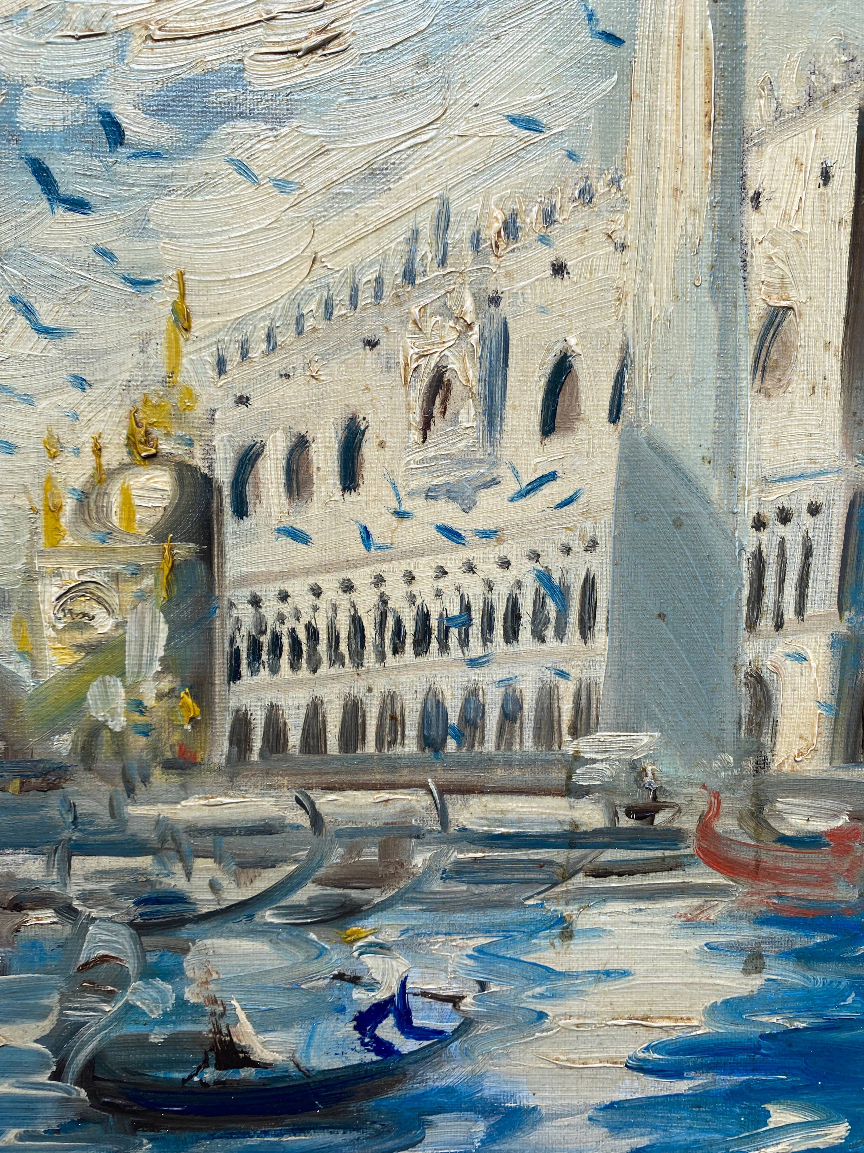 HST table "Doge's Palace" Venice, circa 1950 signed LYS