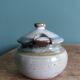 Small pot sugar and mustard bowl signed Atch, Chantal and Thierry Robert